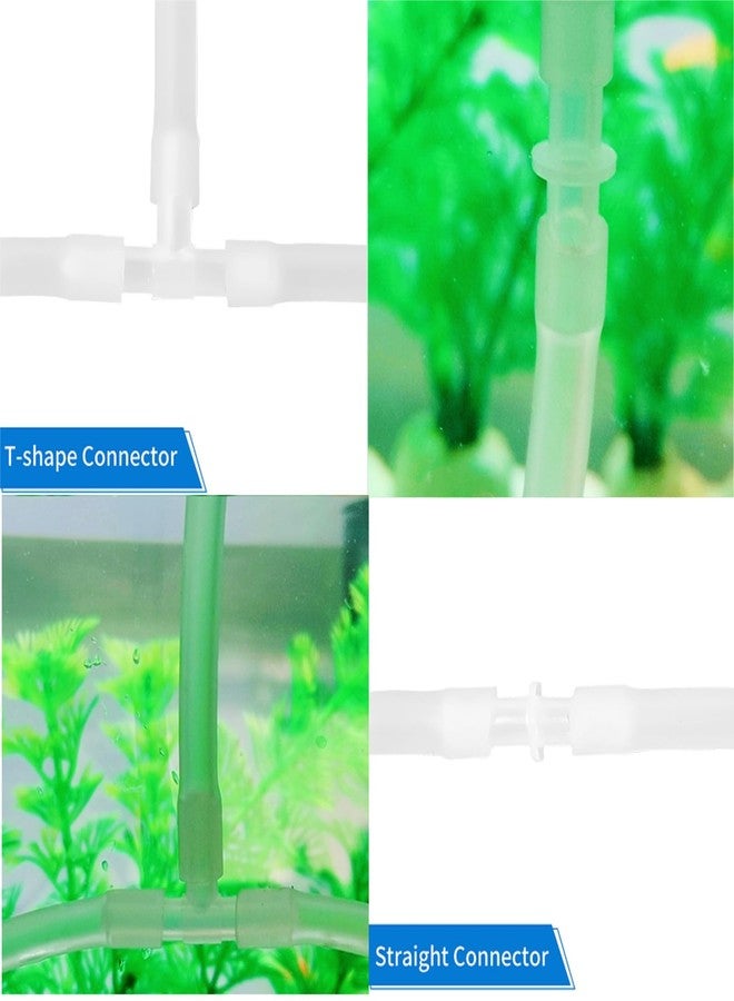 AQUANEAT Aquarium Airline Tubing Connector, Fish Tank Air Pump Connector, Plastic, 40Pcs - Image 4